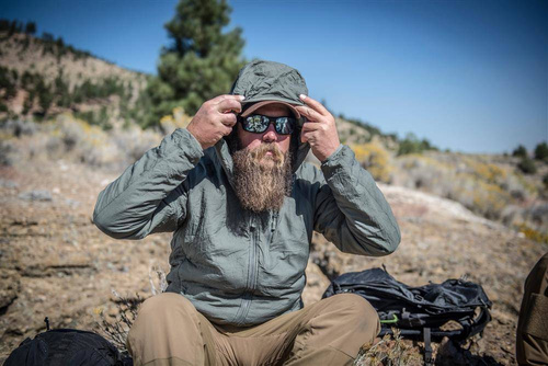 Helikon - Jacket Wolfhound Hoodie - Windpack Nylon - PenCott WildWood - KU-WLH-NL-45