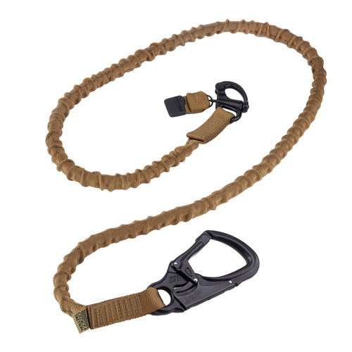 Cetacea Tactical - 85'' Operator Retention Lanyard w/Shackle - Coyote Brown - TA-ORL85-COY