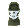 101 Inc. - Cotton Balaclava with Skull Print - Green - 214278 