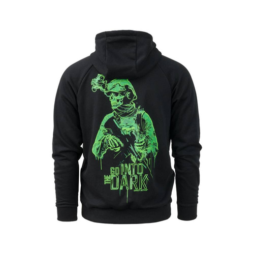 Direct Action - Hoodie Into the Dark - Schwarz - HO-DAID-CTB-BLK