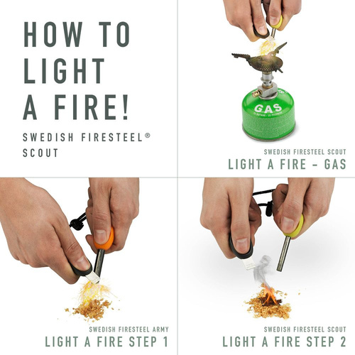 Light My Fire - Swedish FireSteel BIO Scout - RustyOrange - 2111110310