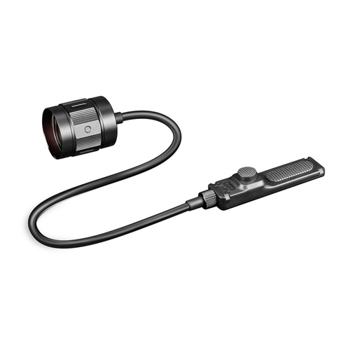 Fenix - Latarka LED HT18R z akumulatorem 5000 mAh - Zestaw - 2800 lm - Czarna - HT18R+ALG-18+AER-05