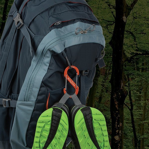 Nite Ize - Karabinek S-Biner® Aluminum Dual Carabiner #4 - Pomarańczowy - SBA4-19-R6