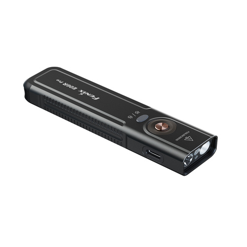 Fenix - Latarka brelok E06R Pro - 1600 lm - USB-C - UV/Laser - Czarny - E06R.11112