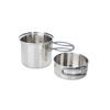 Esbit - Touristentopf mit Deckel - Edelstahl - 1 L - PT1000ST