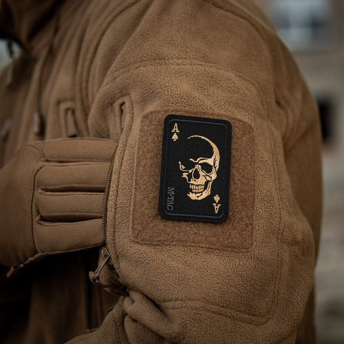 M-Tac - Moralaufnäher Patch Face of War - Cordura - Schwarz/Orange - 51389035