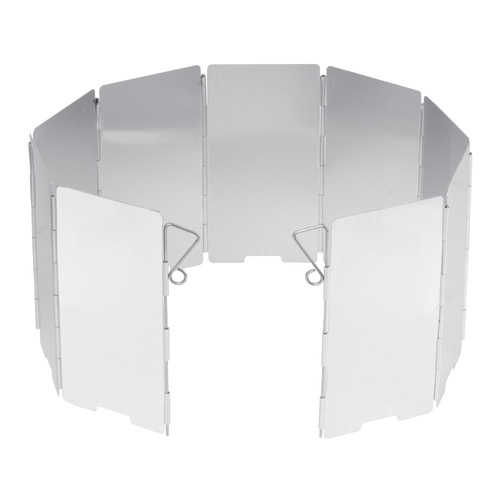 MFH - Aluminium Windscreen for Camping Stove - 65,5 x 13,5 cm - 33686