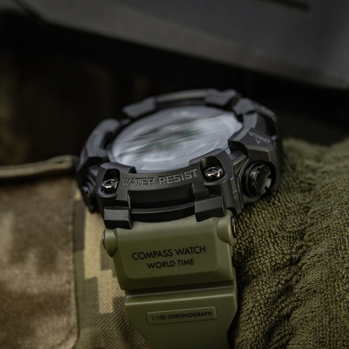 M-Tac - Taktische Uhr 2037 - LED - 5 ATM - Grün - 50007001