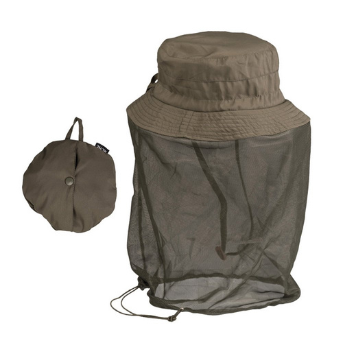 Mil-Tec - Boonie Hat with Mosquito Net - Olive - 12331001