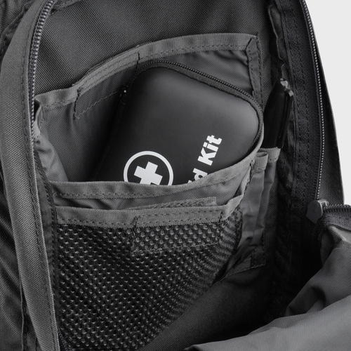 Fosco Industries - Apteczka z wyposażeniem First Aid Kit - 28 elementów - Czarna - 469480