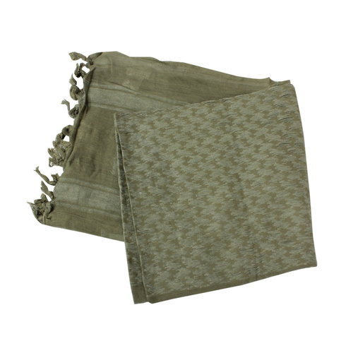 Mil-Tec - Chusta Arafatka Shemagh - 100% Bawełna - Zielony OD - 12616000