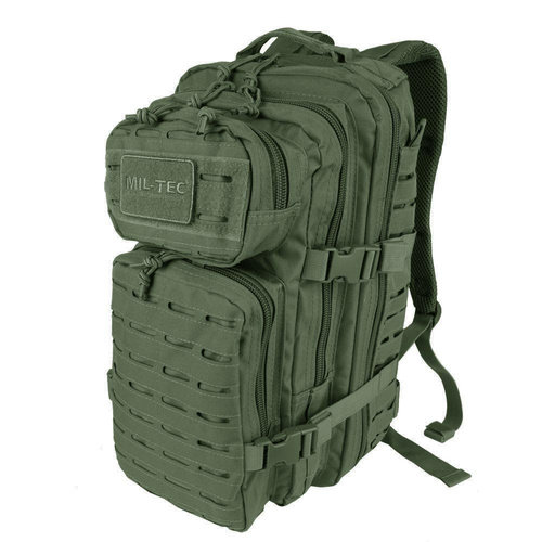 Mil-Tec - kleiner Angriff Pack Laserschnitt - OD Grün - 14002601