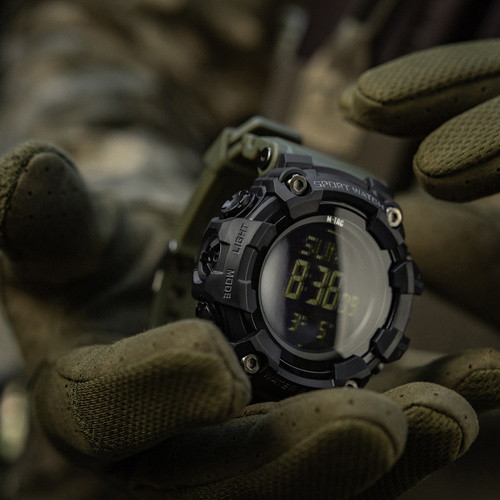 M-Tac - Tactical Watch 2037 - LED - 5 ATM - Green - 50007001
