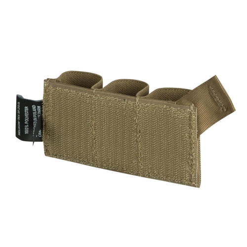 Helikon - Elastyczny insert na trzy magazynki pistoletowe Triple Elastic Insert® - Coyote - IN-TEL-PO-11