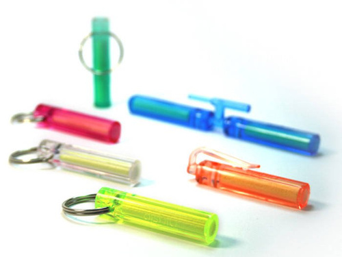 Ni-Glo - Brelok z kółkiem do kluczy Gear Marker - Polimer - Atomic Blue - 91505