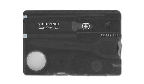 Victorinox - Schweizer Karte - Lite - Transparent Schwarz - 0.7333.T3