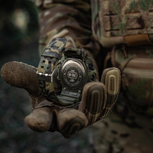M-Tac - Zegarek taktyczny 2037 - LED - 5 ATM - Camo - 50007030