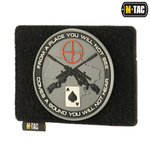 M-Tac - Panel MOLLE na naszywki - 120 x 85 mm - Czarny - 10121002