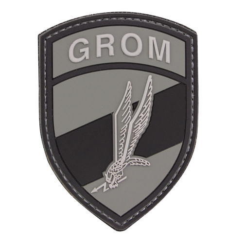 101 Inc. - 3D-Aufnäher - GROM - Grau - 444130-7072