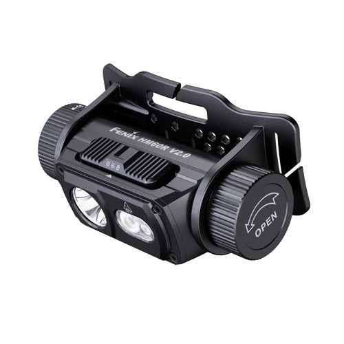 Fenix - Headlamp HM60R V2.0 - 1600 lm - Black - HM60R.11115