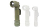 Mil-Tec - Winkel-Taschenlampe R20 - OD Grün - LED - 15143201