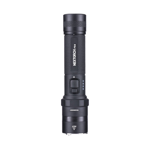 NEXTorch - P84 LED Taktische Taschenlampe mit 4800 mAh Akku - 3000 lm - Schwarz - P84