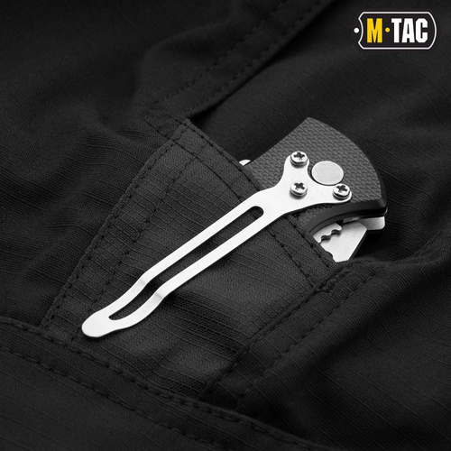 M-Tac - Spodnie taktyczne Aggressor Gen.II Flex - Ripstop - Czarne - 20058002	