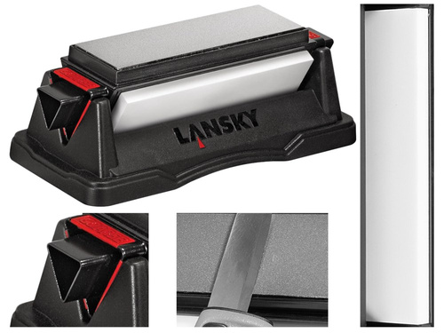Lansky - Tri-Stone Benchstone Knife Sharpening Kit - BS-TR100