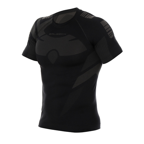 Brubeck - Thermoactiv T-shirt DRY - Schwarz/Graphit - SS11970