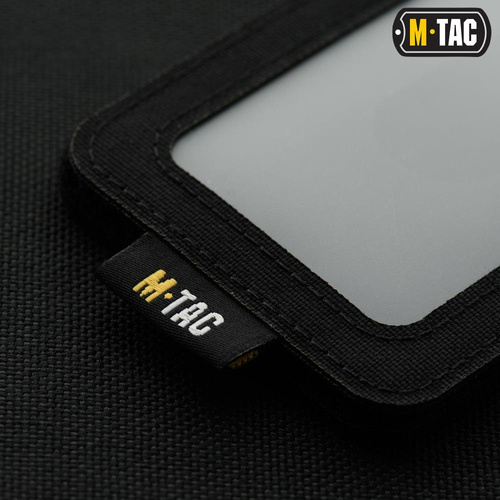 M-Tac - Badge Holder with Transparent Panel - Black - 10131002