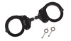 Alcyon - Stahlhandschellen mit Schlaufe - Doppelschloss - Schwarz - 5230 B
