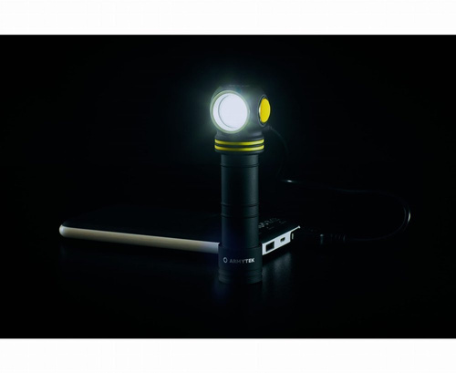 Armytek - Rechargeable Flashlight / Headlamp Elf C2 - 1100 lm - Cold Light - F05103C