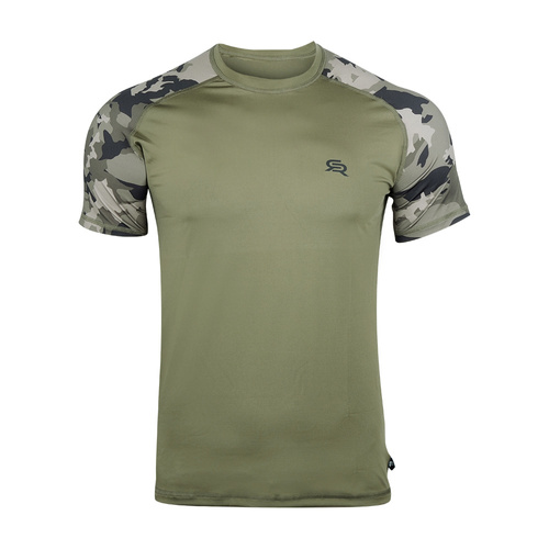 Rough Radical - Koszulka termoaktywna Furious Army - Khaki / Moro