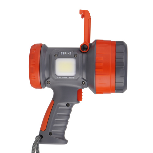 Falcon Eye - Latarka szperacz Strike - 1100 lm - Focus - USB-C - Szary/Czerwony - FSL0013