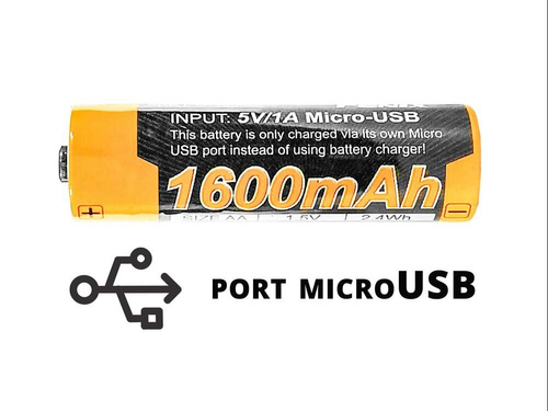 Fenix - Akumulator Li-ion 14500 1600 mAh 1,5 V - USB - ARB-L14U