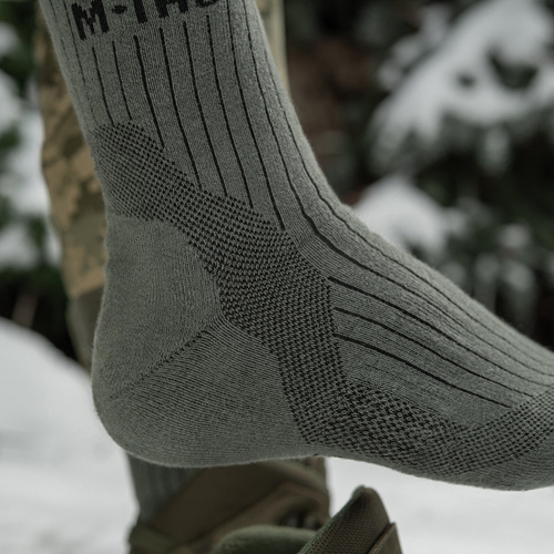 M-Tac - Hohe Trekking-Socken Mk.4 - Olive - 30908201