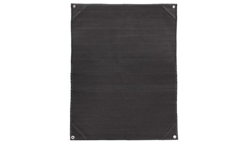 4TAC - Mata z rzepem do prezentacji naszywek - 59 x 78 cm - Czarny