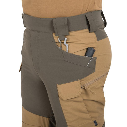 Helikon - Hybrid Outback Pants - DuraCanvas - Crimson Sky / Black - SP-HOP-DC-8301A