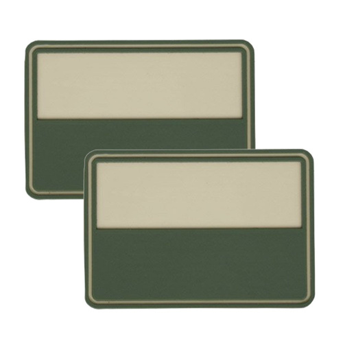 Helikon - PVC Patch - Polish Flag - Beige - 2pcs