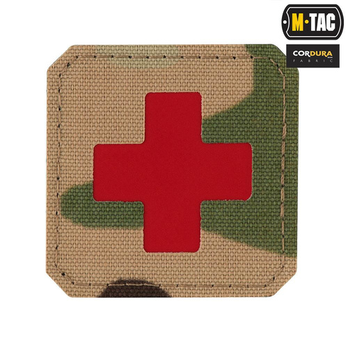 M-Tac - Medic Cross Laser Cut Patch - Red / MultiCam - 51122833