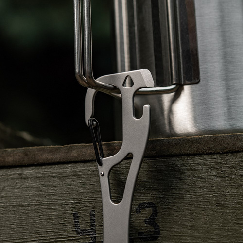 M-Tac - Fork Spoon with Carabiner - Stainless Steel - 60011235