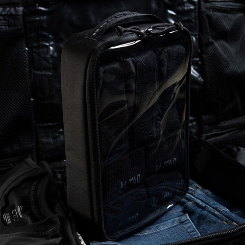 M-Tac - Elite Small Transparent Organizer - 22 x 14 cm - Black - 10147002-S