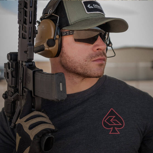 Gatorz - Okulary balistyczne Blastshield - ANSI Z87+ - Smoke - GZ-10-401