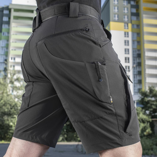 M-Tac - Taktische Shorts Rubicon Flex - 4-Way Stretch - YKK - Schwarz - 20070002