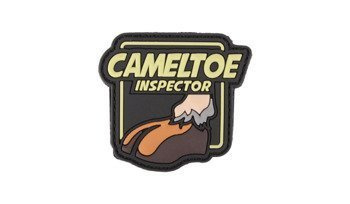 101 Inc. - 3D-Aufnäher - Cameltoe Inspector - Schwarz
