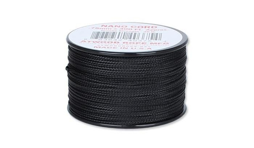 Atwood Rope MFG - Nano Cord - 0,75 mm - Black - Spool 300ft