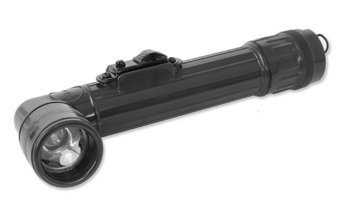 Mil-Tec - Winkel-Taschenlampe 2AA - Schwarz - LED - 15143002