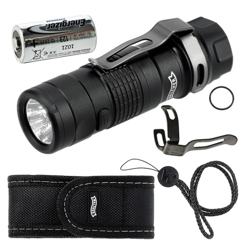 Walther - Latarka LED EFC1 - 400 lm - Czarna - 3.7139