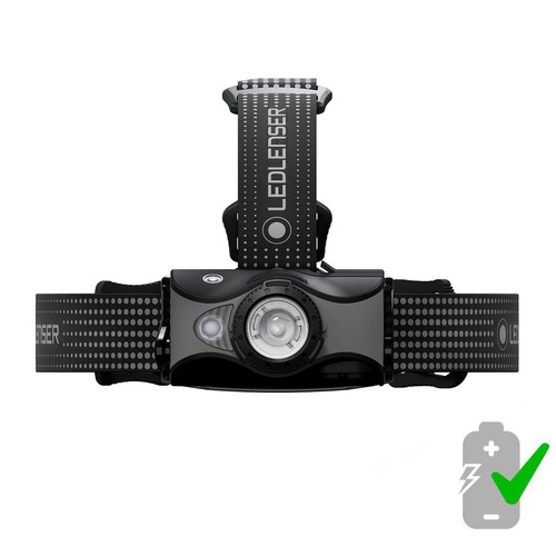 Ledlenser - Stirnlampe Wiederaufladbar MH7 - 600 Lumen - Schwarz/Grau - 501599