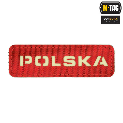 M-Tac - Naszywka Polska 25х80 - Laser Cut Fluorescencyjna - Czerwony / Fluo - 51004233